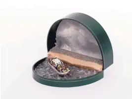  ?? COURTESY OF SITE SANTA FE ?? “Deluge VII” (2016), mixed-media diorama in a reclaimed jewelry box by Curtis Santiago.