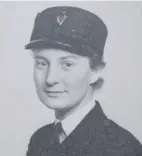  ??  ?? Lorna Sinclair in her RUC uniform in 1957, and in the garden of her home in 1990
