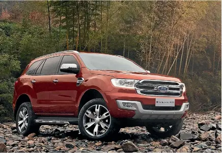  ??  ?? The Everest – introduced by Ford in 2016.