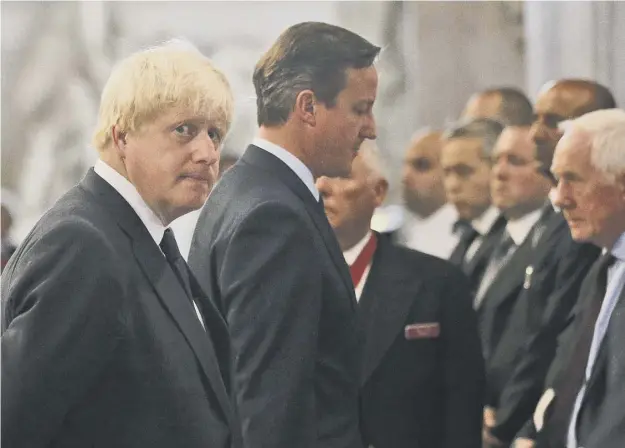  ??  ?? 0 PM Boris Johnson has been urged to get a grip on the lobbying scandal and the role his predecesso­r David Cameron played in gaining Whitehall access for Greensill