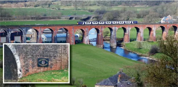  ?? ?? ●●Rossendale Ramblers’s latest walks have seen them visit Whalley Railway Viaduct and (inset) Welcoming bridge on the Leeds & Liverpool canal near Foulridge