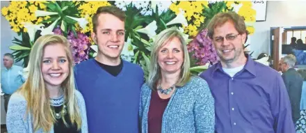  ??  ?? This family photo of the Tichelaars shows daughter, Kendra (from left), son, Zach, and Joleen and Jay Tichelaar.