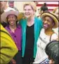  ?? Ethan Miller Getty Images ?? SEN. Elizabeth Warren visits a community center in east Las Vegas.