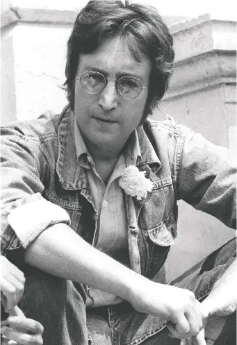  ?? AFP/GETTY IMAGES ?? John Lennon, seen here in 1971, had “a lot of unsavoury aspects,” says Jason Carty, co-host of a Beatles podcast. “He wasn't even the perfect husband to Yoko throughout their marriage. But it's a bit like a holiday. You forget all the crap bits after a couple of months, you just remember the good times.”