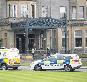  ?? Picture: PPA. ?? Two men have already been arrested in connection with the incident at the five star Gleneagles resort on June 27.