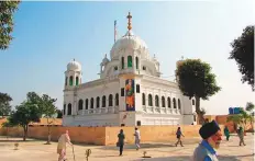  ??  ?? India has sought access from the Pakistan government for Sikhs to visit the historic Kartapur gurdwara.