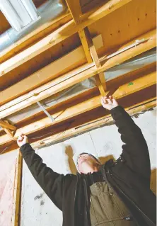  ?? ALEX SCHULDTZ/THE HOLMES GROUP. ?? You can finish your crawl space as a livable space, but Mike Holmes recommends extending your home into the yard if possible, rather than going underneath.