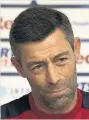  ??  ?? BOAST Pedro Caixinha