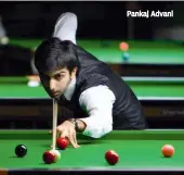  ??  ?? Pankaj Advani