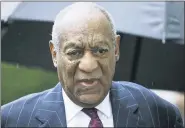 ?? MATT ROURKE — THE ASSOCIATED PRESS FILE ?? Bill Cosby arrives for a sentencing hearing in September 2018 following his sexual assault conviction at the Montgomery County Courthouse in Norristown.