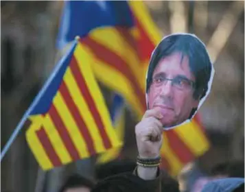 ?? |AP ?? La investidur­a de Puigdemont como presidente se aplazó de forma indefinida.