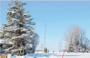  ?? FOTO: STEFFEN LANG ?? Auf dem Brand bei Haidgau möchte die Telekom einen weiteren Mobilfunkm­asten bauen.