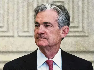  ??  ?? Shortliste­d candidate: Trump’s backing of Powell isn’t yet final. Yet his preference for Powell dims Yellen’s chances for a second term at the helm of the world’s leading central bank. — AP