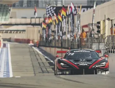  ??  ?? ROUND THE CLOCK: The Inception drivers faced a huge test in Dubai. Picture: Optimum Motorsport