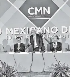  ?? ESPECIAL ?? Reunión del Consejo Mexicano de Negocios.