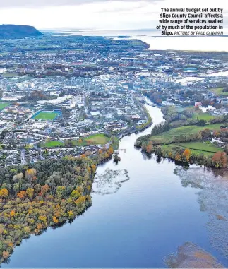  ?? PICTURE BY PAUL CANAVAN ?? The annual budget set out by Sligo County Council affects a wide range of services availed of by much of the population in Sligo.