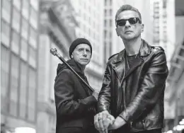  ?? ANTON CORBIJN Live Nation/Nasty Little Man ?? Depeche Mode’s Martin Gore and Dave Gahan are on a 2023 tour and added a Miami date.