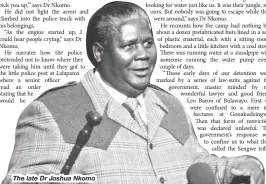  ??  ?? The late Dr Joshua Nkomo