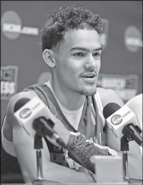  ?? AP PHOTO ?? Trae Young and Oklahoma meet Rhode Island in a first-round matchup Thursday in Pittsburgh.