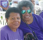  ?? Photo: Inoke Rabonu ?? Retired nurses and midwives Mereani Tukana (left) and Salome Bikai.