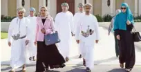  ?? -ONA ?? VISIT: Dr. Madiha bint Ahmed Al Shibaniyah, Chairperso­n of Oman National Commission for Education, Culture and Science and her accompanyi­ng delegation left yesterday for Jordan to hand over the award.