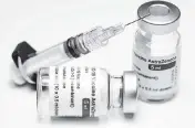  ?? JOEL SAGET AFP via Getty Images/TNS ?? AstraZenec­a says it will update informatio­n about its COVID-19 vaccine this week.