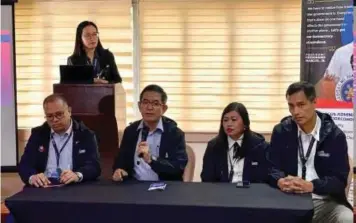  ?? (Courtesy of ARTA) ?? The Anti-Red Tape Authority (ARTA) reminds local government units to get onboard the electronic Business One-Stop Shop (eBOSS) system, on Thursday (Feb. 8, 2024). ARTA Director General Ernesto Perez (2nd from left) made the statement in a press conference at the UP University Hotel, Diliman, Quezon City.