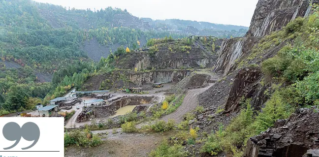  ??  ?? Val di Cembra Le cave di Albiano e Lona Lases erano il teatro principale degli affari della presunta associazio­ne mafiosa