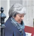  ?? FOTO: DPA ?? Theresa May lehnt Neuwahlen weiter ab.