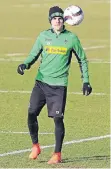  ?? FOTO: PÄFFGEN ?? Jonas Hofmann kann morgen gegen Leipzig wieder spielen.