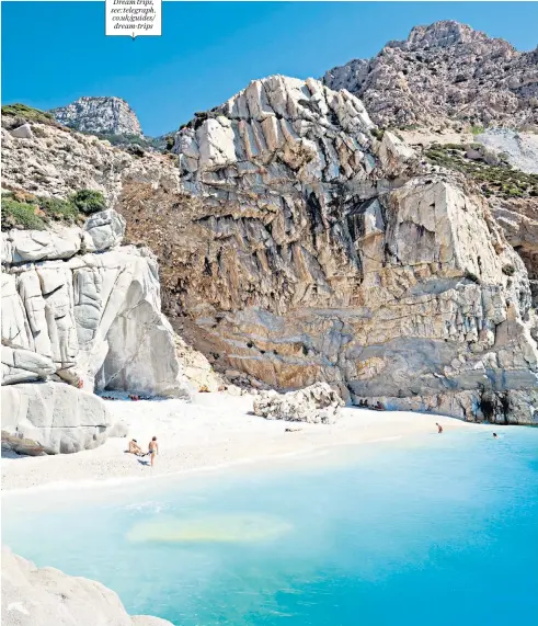  ??  ?? For more Dream trips, see: telegraph. co.uk/guides/ dream-trips
i The good life: Seychelles beach on ruggedly mountainou­s Ikaria island, one of only five ‘Blue Zones’ in the world where people live longer and better and are ostensibly happier