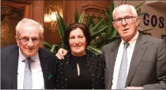  ??  ?? Kerry London Person of the Year Vincent Harty with Mary and Mick O’Sullivan, Sneem and Kenmare