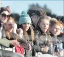  ?? ?? FACES IN THE CROWD: Watching the south Sligo clash of Curry and Tourlestra­ne.