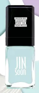  ?? ?? JINsoon Nail Lacquer in Peace, $31, from Mecca