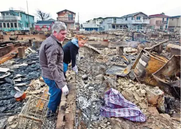  ??  ?? SanDY caUSÓ destrozos en la costa noreste del país en 2012