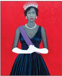  ?? Courtesy of Monique Meloche Gallery ?? Amy Sherald’s Welfare Queen is part of the exhibition “On Their Own Terms.”