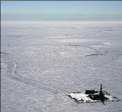  ?? Associated Press ?? A 2019 photo provided by ConocoPhil­lips shows an explorator­y drilling camp at the planned Willow site.