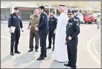  ?? KFSD photos ?? Based on directives from Fire Chief Lieutenant General Khaled Rakan Al-Mekrad, Deputy Director General Khaled Abdullah Fahad and a team from Protection Sector conducted an inspection tour of Al-Zour Power Station to ascertain its level of safety. The...