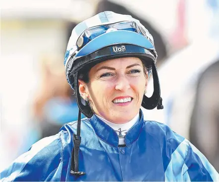  ?? Picture: AAP IMAGE ?? Jockey Skye Bogenhuber has been given the job of guiding The Monstar to a win tomorrow.