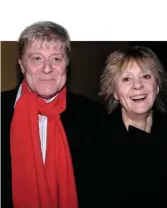  ??  ?? Just the dream ticket: Martin Jarvis and Rosalind Ayres, his wife and co-star