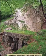  ??  ?? Ostanki rimskega vodnega stolpa