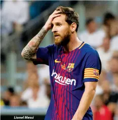  ??  ?? Lionel Messi