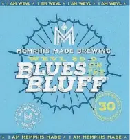  ??  ?? The Memphis Made Brewing company will introduce a new signature beer during Saturday’s WEVL fundraiser, with a label designed by Weston Notestine.