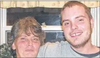  ?? FILE PHOTO ?? Matthew Hebb hugs his mother, Kirtley Beaver, in this undated file photo.