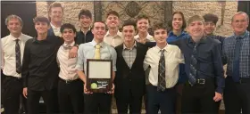  ?? ?? Eisenhower was named the Macomb County Division 1Team of the Year.