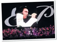  ??  ?? The UK tour will see Elvis’ greatest hits given the backing of the Royal Philharmon­ic orchestra