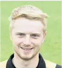  ??  ?? Pictured is Matt Salmon, 25, from Loughborou­gh. Photo courtesy of Mansfield Town FC.