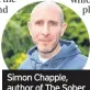  ??  ?? Simon Chapple, author of The Sober Survival Guide