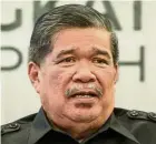  ??  ?? Mohamad: Armed forces had opposed building of four army bases in Perak, Johor and Pahang.