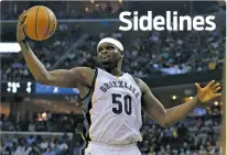  ??  ?? Kings forward Zach Randolph was arrested on a marijuana charge after several police cars were vandalized when a large gathering became unruly at a Los Angeles housing project, authoritie­s said Thursday.